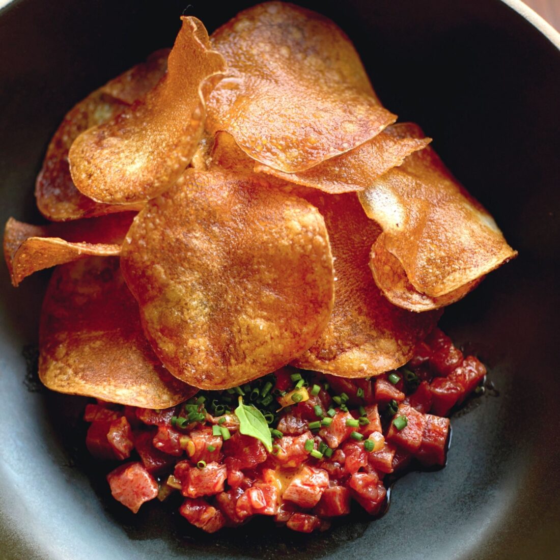 A bowl of tartare