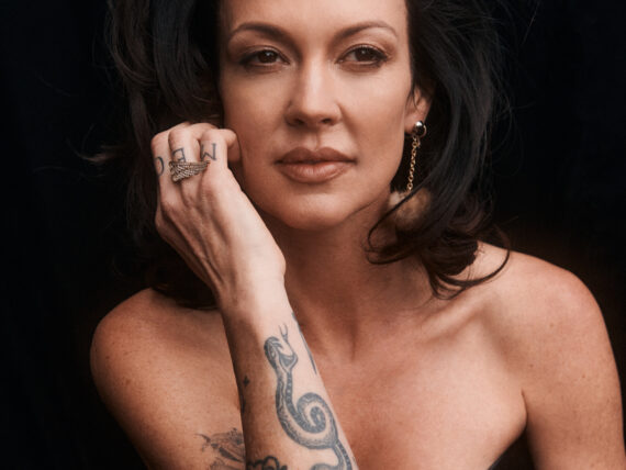 A portrait of a woman